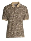 OVADIA & SONS Leopard Cotton Polo Shirt