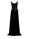 BASIX BLACK LABEL Sequin Peplum Velvet Gown