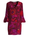 TRINA TURK Casa Mexico Freeda Floral-Print Silk Shift Dress