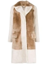 DESA 1972 single-breasted contrast coat