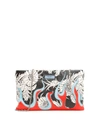 PRADA FLAMES AND DAHLIA CLUTCH,10672317