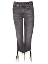 R13 DISTRESSED CROPPED JEANS,R13W0019 899 031H