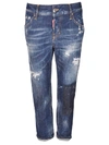 DSQUARED2 DISTRESSED JEANS,10671409