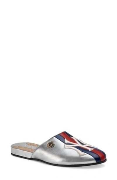 Gucci MLB NY Yankees Mule/Slides Gucci | Shoes | Gucci Mlb Ny Yankees Muleslides | Poshmark main image 4