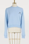 CHIARA FERRAGNI Logo cotton sweater,CFF051/BLUE