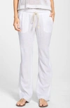 Roxy Oceanside Drawstring Pants In Sea Salt