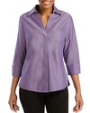 FOXCROFT CONCEALED BUTTON-DOWN TOP,102278