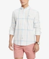 TOMMY HILFIGER MEN'S BEN PLAID CLASSIC FIT SHIRT, CREATED FOR MACY'S