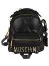 MOSCHINO SMALL QUILTED BACKPACK,10672787