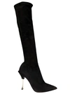 DOLCE & GABBANA ZIPPED OVER-THE-KNEE BOOTS,10672430