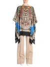 ETRO SILK PONCHO,10672542