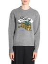 KENZO JUMPER WITH EMBROIDERED TIGER,10672556