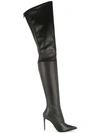 BALMAIN OVER THE KNEE STILETTO BOOTS