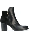 STRATEGIA SIDE ZIPPED ANKLE BOOTS