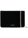 LANCASTER LANCASTER LARGE CLUTCH BAG - BLACK