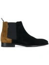 PS BY PAUL SMITH PS BY PAUL SMITH TWO-TONE CHELSEA BOOTS - BLACK