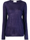 ALLUDE long-sleeved T-shirt