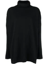 DANIELA GREGIS DANIELA GREGIS ROLL NECK SWEATER - BLACK