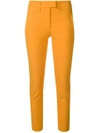 DONDUP DONDUP CROPPED SKINNY TROUSERS - YELLOW