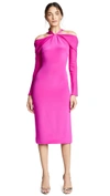 CUSHNIE ET OCHS Halter Neck Pencil Dress