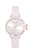 KATE SPADE PARK ROW SILICONE WATCH