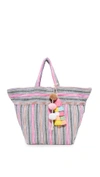 JADETRIBE SAMSUI PASTEL TASSEL TOTE