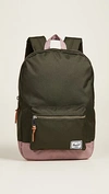 Herschel Supply Co Settlement Mid Volume Backpack In Forest Night/ash Rose