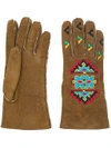 ETRO embellished gloves