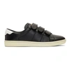 SAINT LAURENT SAINT LAURENT BLACK COURT CLASSIC STRAP SNEAKERS