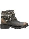 ASH TATUM BIKER ANKLE BOOTS