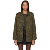 SAINT LAURENT Khaki Camo Four-Pocket Parka