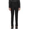 BALMAIN BALMAIN BLACK WOOL FORMAL TROUSERS