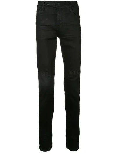 Rta Sex Drive Slim Fit Jeans In Black