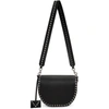 VALENTINO GARAVANI VALENTINO BLACK VALENTINO GARAVANI ROCKSTUD SADDLE BAG