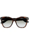 GIVENCHY GIVENCHY WOMAN CAT-EYE TORTOISESHELL ACETATE SUNGLASSES BROWN,3074457345617431901