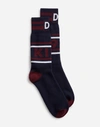 DOLCE & GABBANA COTTON JACQUARD SOCKS,GX370TJACBPS9009