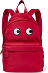 ANYA HINDMARCH EYES APPLIQUÉD SHELL BACKPACK