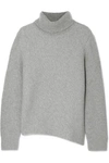 CEDRIC CHARLIER RIBBED WOOL AND CASHMERE-BLEND TURTLENECK SWEATER