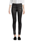 AG Farrah High-Rise Ankle Faux Leather Skinny Pants