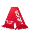OFF-WHITE Quote Knit Scarf