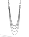 John Hardy Sterling Silver Classic Chain Link Bib Necklace, 16 In Silver