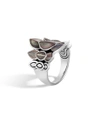 JOHN HARDY LEGENDS NAGA 21MM SADDLE RING W/ MOTHER-OF-PEARL,PROD210800023