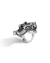 JOHN HARDY LEGENDS NAGA SILVER MOTHER-OF-PEARL RING,PROD211000087