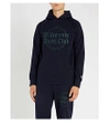 BILLIONAIRE BOYS CLUB COLLEGE LOGO-EMBROIDERED COTTON-JERSEY HOODY