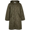 NOMA T.D. ARMY GREEN QUILTED SHELL COAT