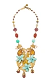 LULU FROST ONE-OF-A-KIND GOLD FOILED GLASS NECKLACE,VN501-4