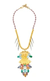 LULU FROST ONE-OF-A-KIND AMBER CRYSTAL NECKLACE,VN301-2
