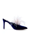 A BY ANABELLE ELLE FEATHER MULE,NQS306.VO8AVEMALAVN