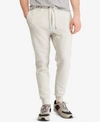 Polo Ralph Lauren Double-knit Regular Fit Jogger Sweatpants In Light Grey Heather