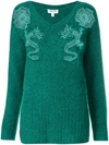 KENZO EMBROIDERED SWEATER